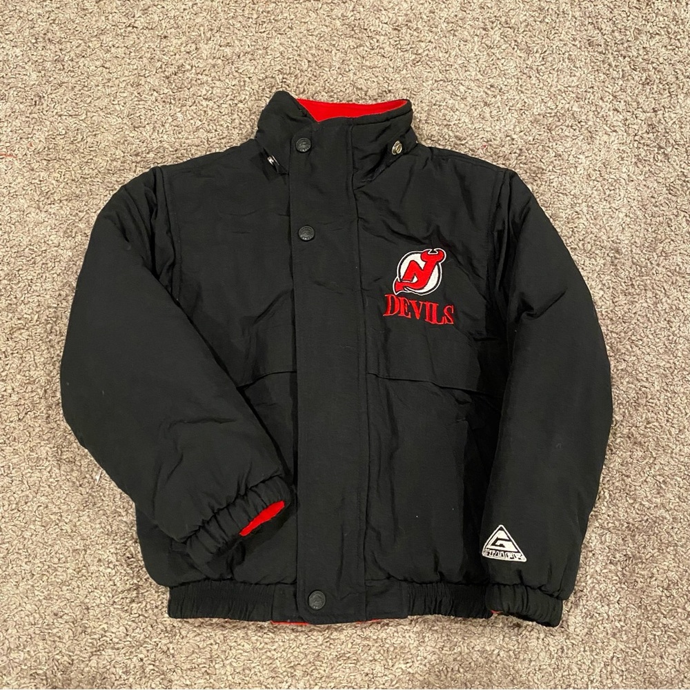 Childrens NHL Devils reversible vintage jacket